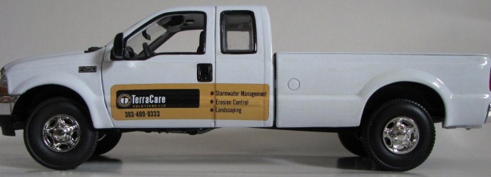 Customized Ford F 25p pickup truck
